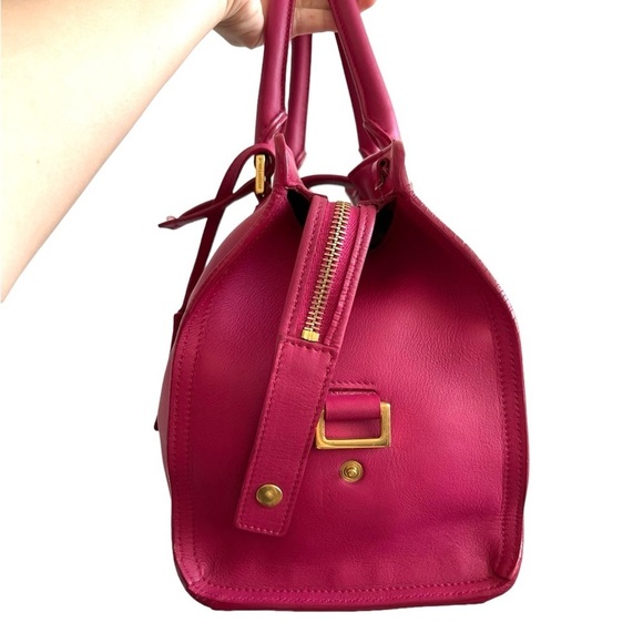 Saint Laurent Pink Grained Leather Cabas Chyc Tote Small - Picture 4 of 8